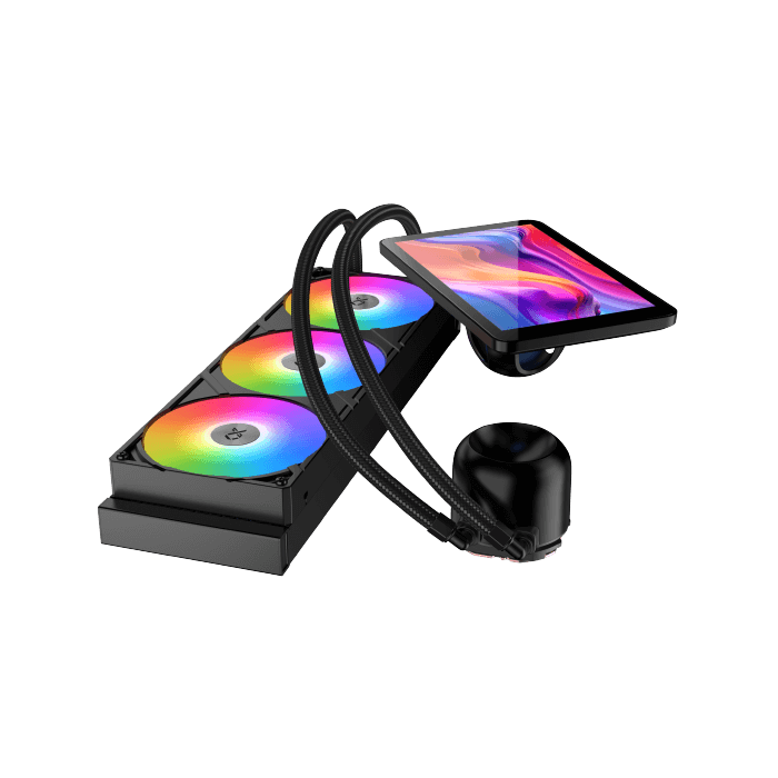Procesoru dzesētājs Xigmatek Connect Pro RGB Black 360mm (EN48357) - foto 3
