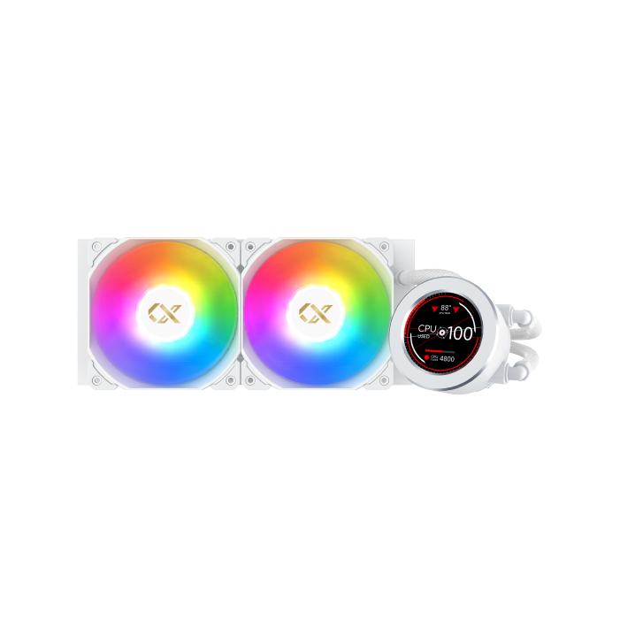 Dzesētājs Xigmatek Frozr-O II RGB White (EN40436)