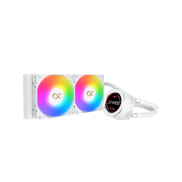 Dzesētājs Xigmatek Frozr-O II RGB White (EN40436) - foto 2
