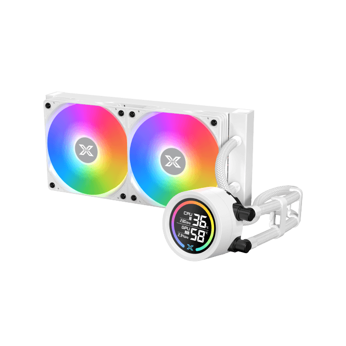 Procesoru dzesētājs Xigmatek Liquid Killer Digital RGB White (EN45936)