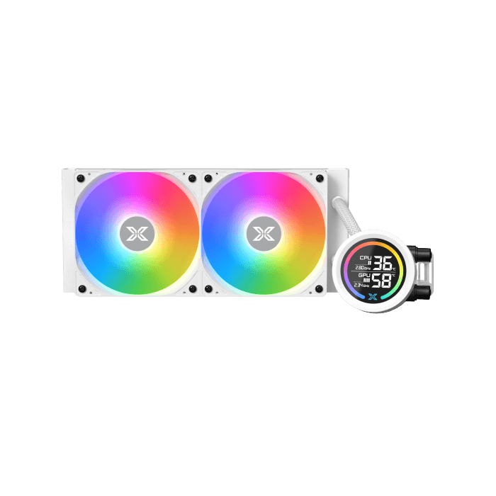 Procesoru dzesētājs Xigmatek Liquid Killer Digital RGB White (EN45936) - foto 2