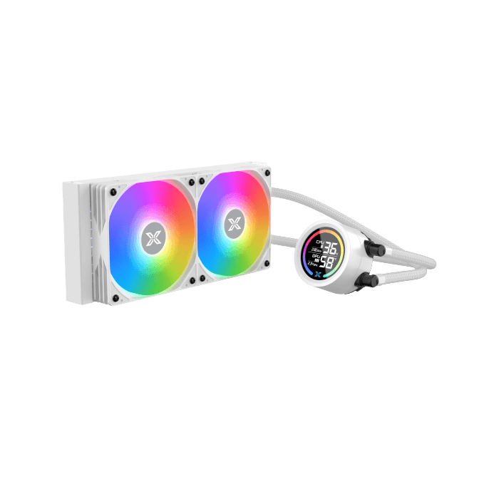 Procesoru dzesētājs Xigmatek Liquid Killer Digital RGB White (EN45936) - foto 3
