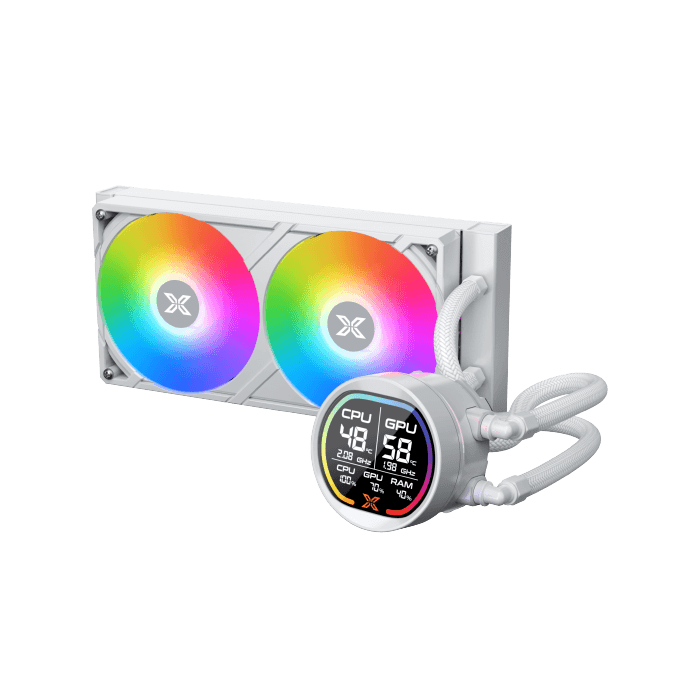 Procesoru dzesētājs Xigmatek Liquid Killer Pro Digital White (EN47435)