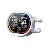 Procesoru dzesētājs Xigmatek Liquid Killer Pro Digital White (EN47435)