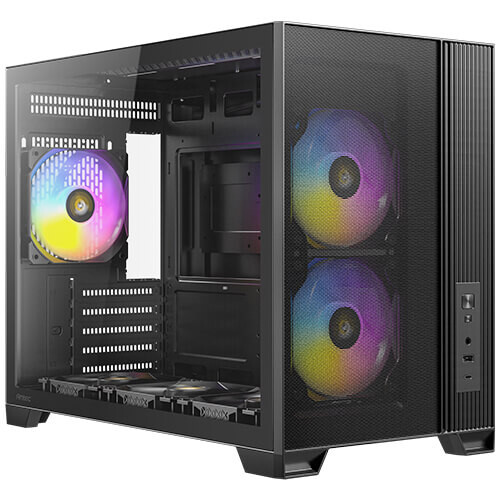 Datoru korpuss Antec Micro ATX FLUX M  Black (0-761345-10253-7)