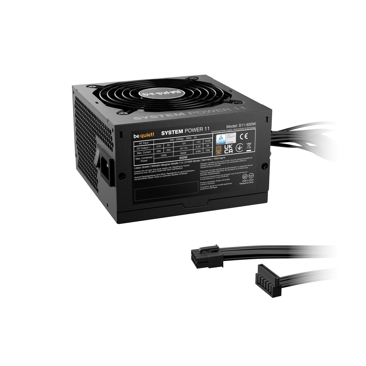 Barošanas bloks System Power 11M Black (BP016EU) - foto 2