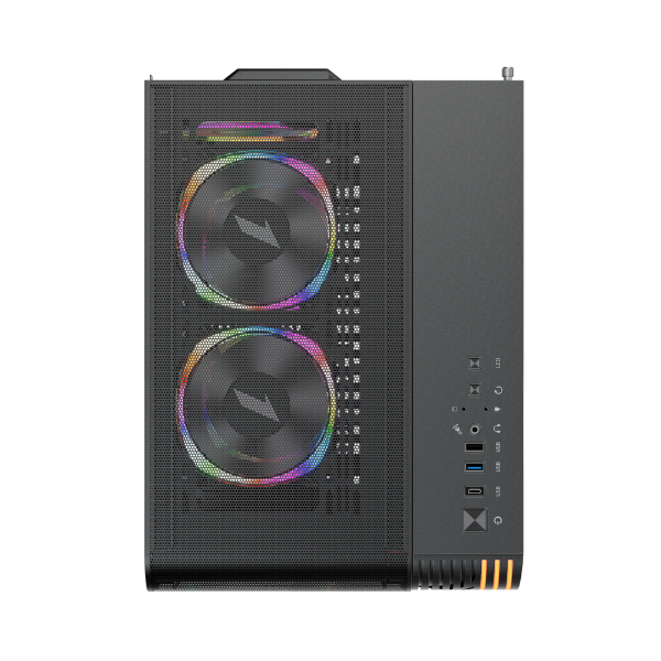 Datoru korpuss 1stPlayer VT5 Black (VT5-BK-3F7) - foto 3