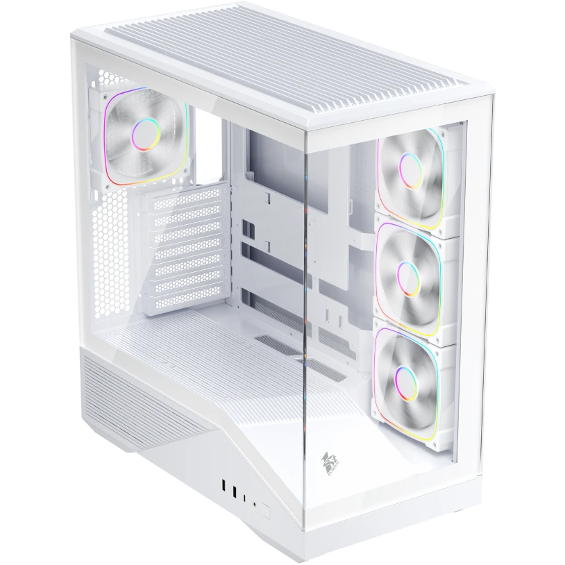 Datoru korpuss 1stPlayer GM7 White (GM7-WH) - foto 7