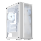 Datoru korpuss 1stPlayer H6 White (H6-WH-4F7-W)