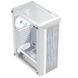 Datoru korpuss 1stPlayer H6 White (H6-WH-4F7-W)