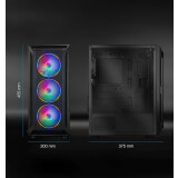 Datoru korpuss Ragnärok Black TQGCC101-B