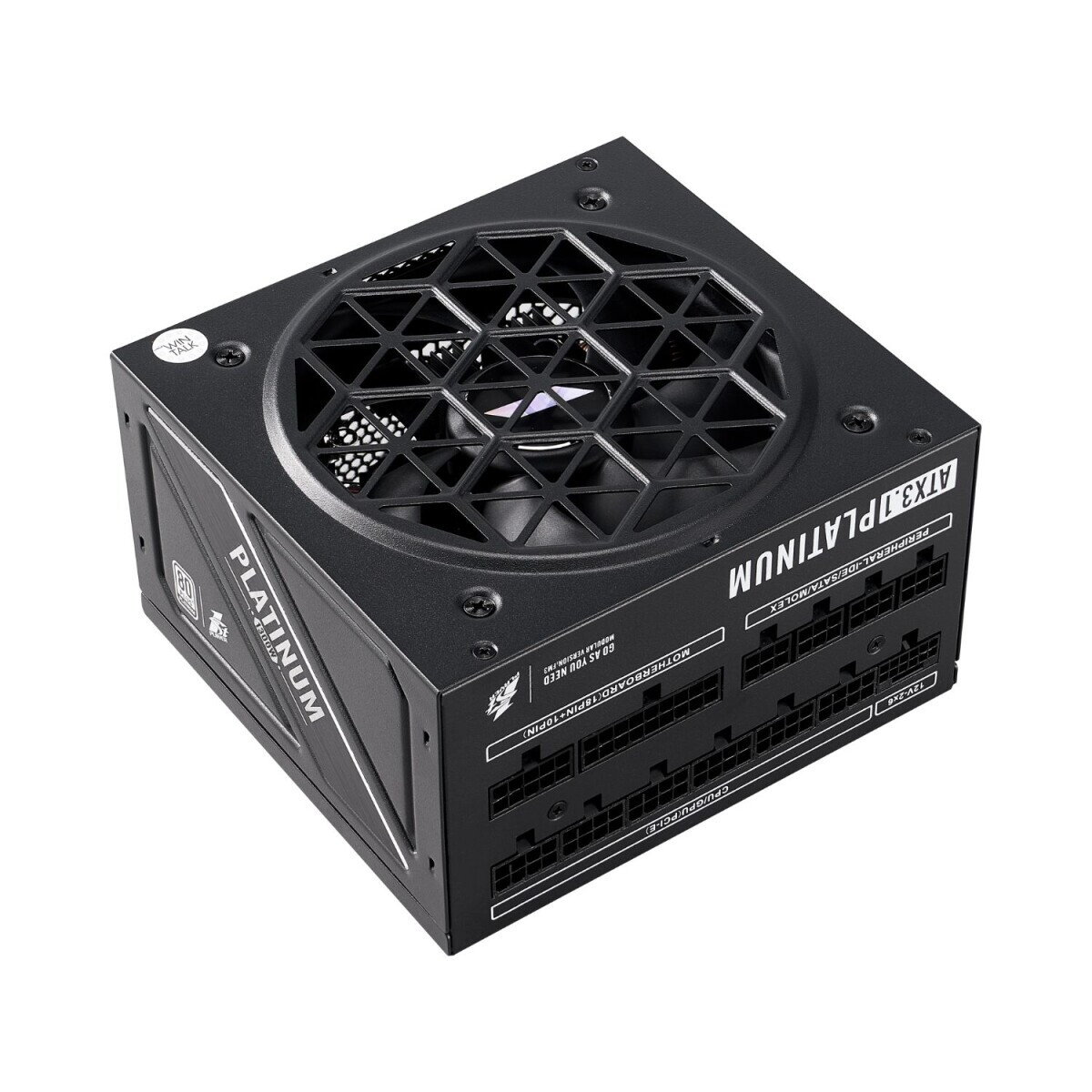 Barošanas bloks 1stPlayer NGDP Platinum - 1000W Black (NGDP-PLT-1000-BK-EU)