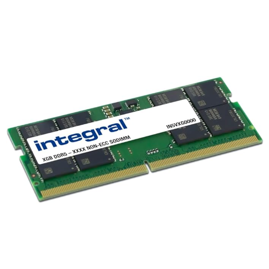 Operatīvā atmiņa 16Go SODIMM DDR5 Integral 4800 MHz (IN5V16GNHRBX) -  IN5V16GNHRBX