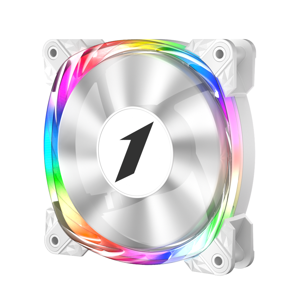 Korpusa dzesētājs 1stPlayer FS7 RGB - 12cm White (DF1202512SEMN)