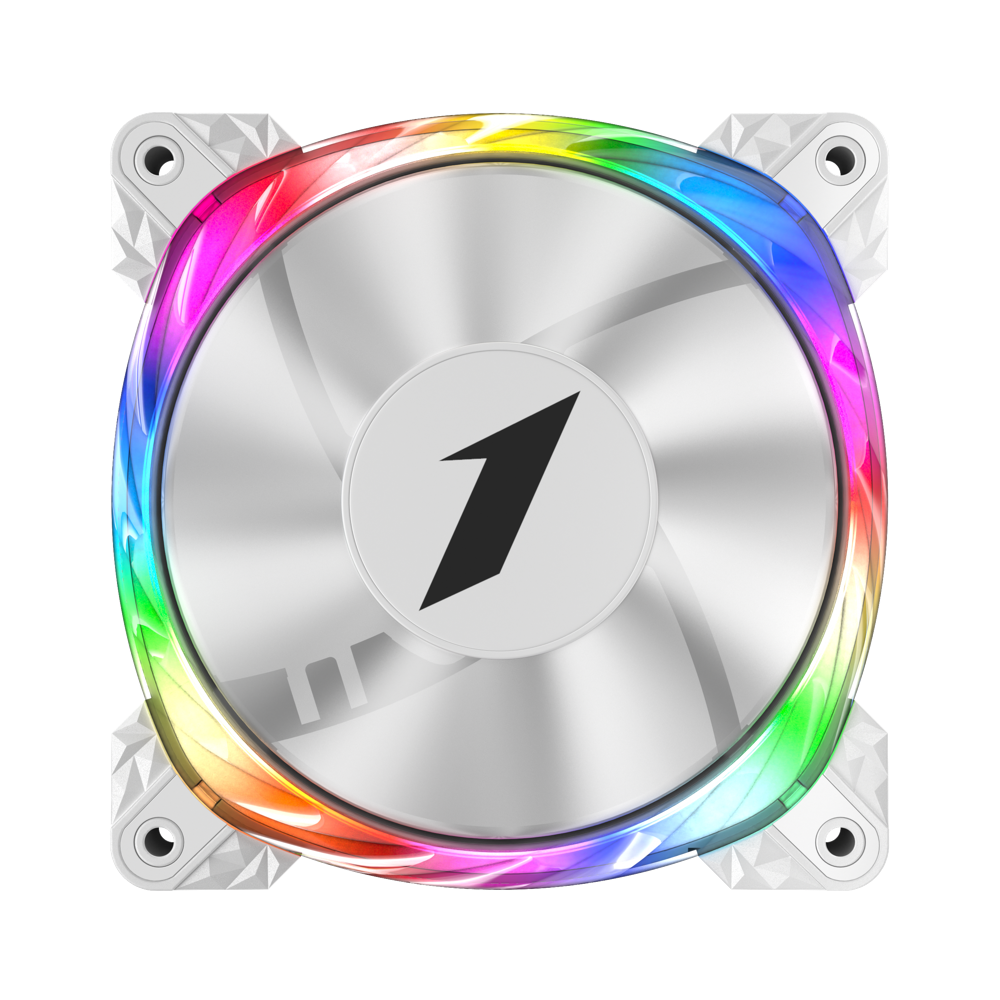 Korpusa dzesētājs 1stPlayer FS7 RGB - 12cm White (DF1202512SEMN) - foto 2