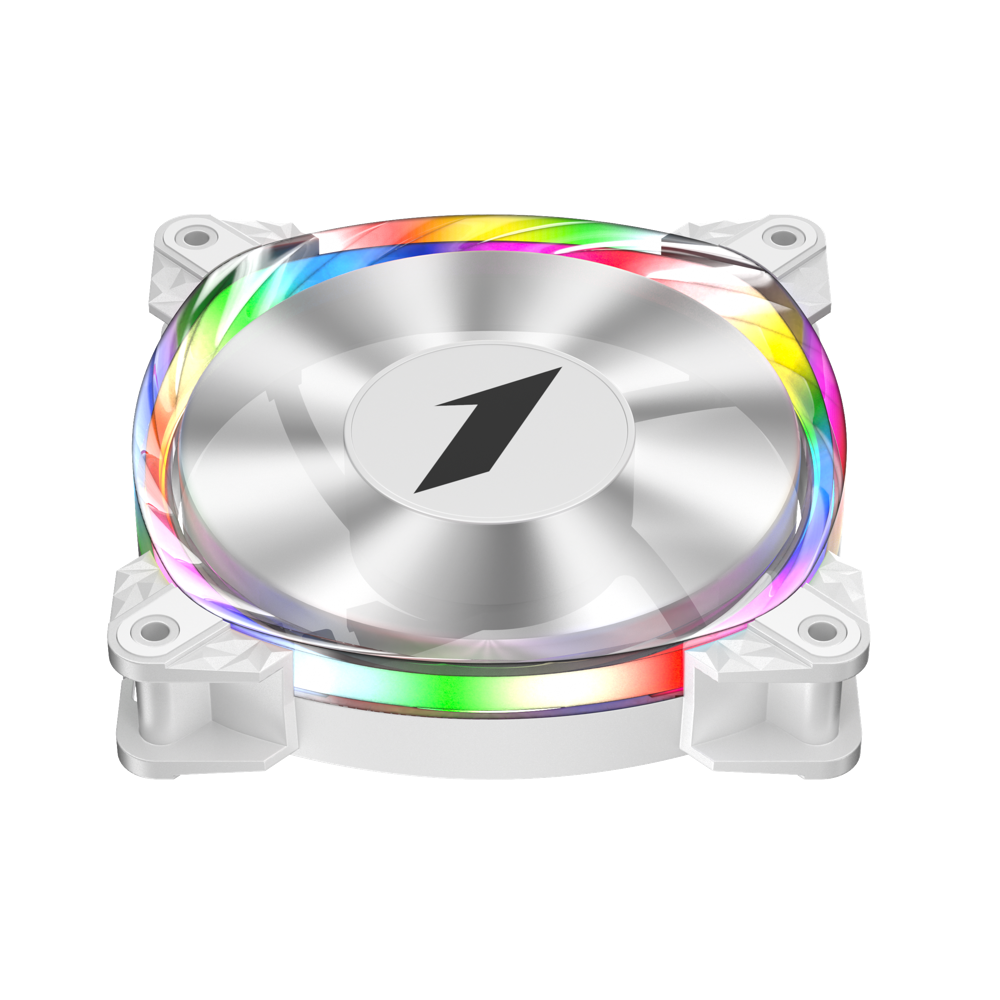 Korpusa dzesētājs 1stPlayer FS7 RGB - 12cm White (DF1202512SEMN) - foto 3