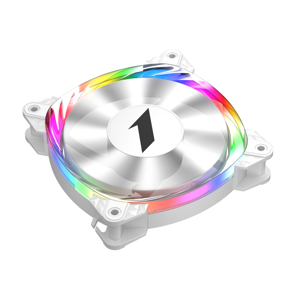 Korpusa dzesētājs 1stPlayer FS7 RGB - 12cm White (DF1202512SEMN) - foto 4