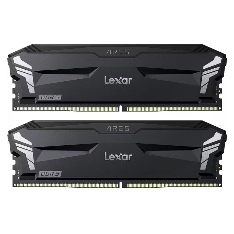 Operatīvā atmiņa 32GB 2x16GB DIMM DDR5 Lexar Ares 2nd Gen 6000MHz Memory Module Kit Black (LD5U16G60C300A-RGD)