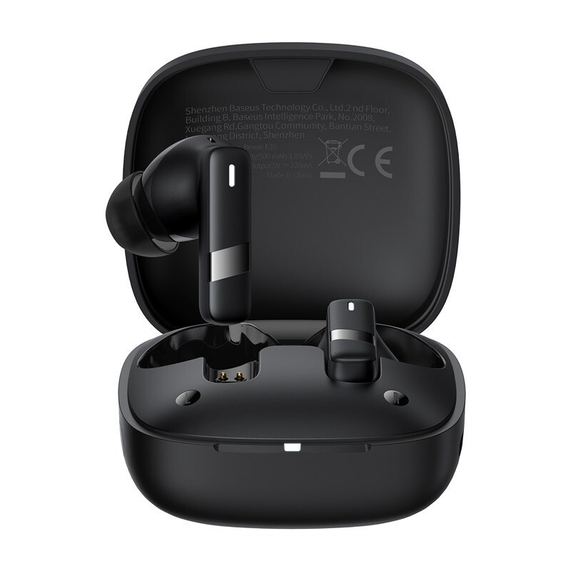 Austiņas Baseus Bowie E20, Black (A00069700113-00)