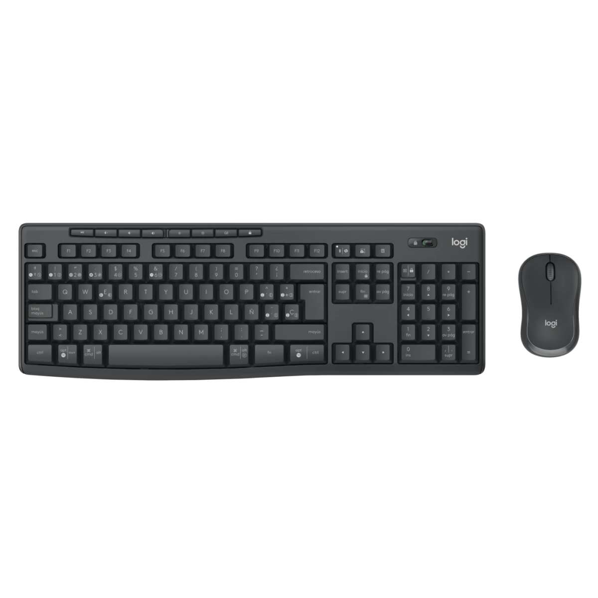 Tastatūra + pele Logitech MK370 Combo Business Black (920-012066)