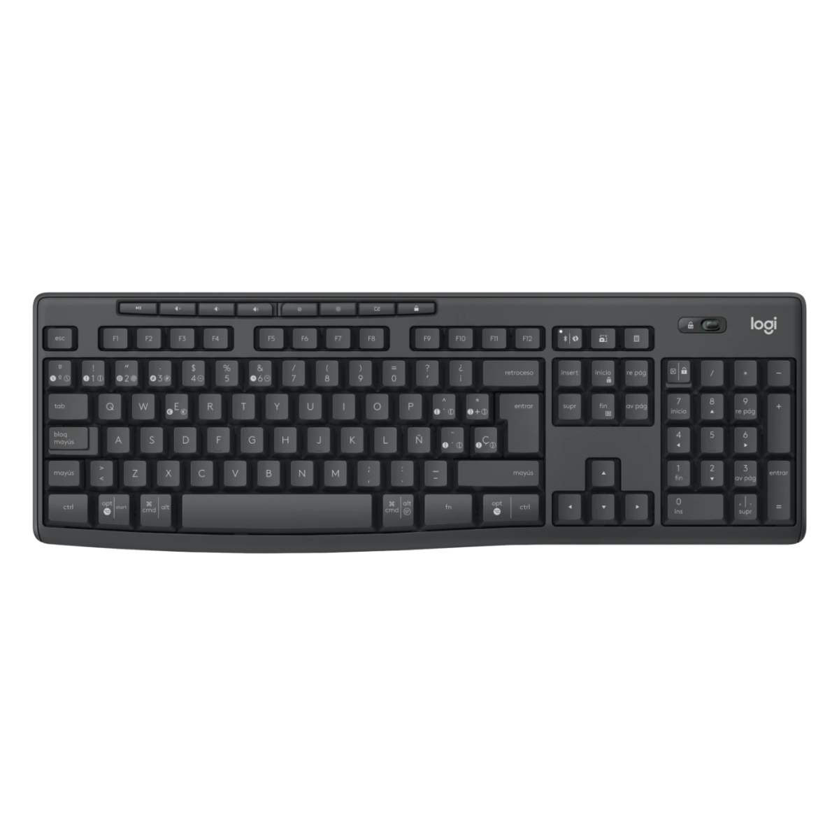 Tastatūra + pele Logitech MK370 Combo Business Black (920-012066) - foto 4
