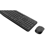 Tastatūra + pele 2-in-1 Wireless Keyboard/Mouse Pack Logitech MK235 Black (920-007907)
