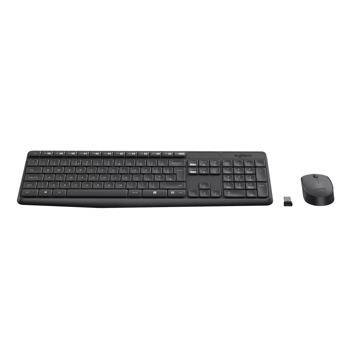 Tastatūra + pele 2-in-1 Wireless Keyboard/Mouse Pack Logitech MK235 Black (920-007907) - foto 4