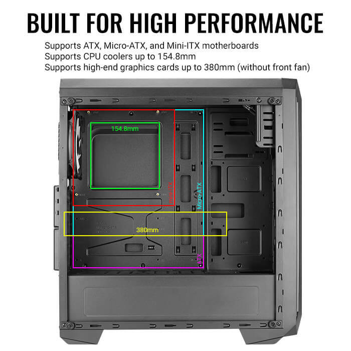 Datoru korpuss AeroCool Skyline v2 Black (ACCM-PV39112.11) - foto 4