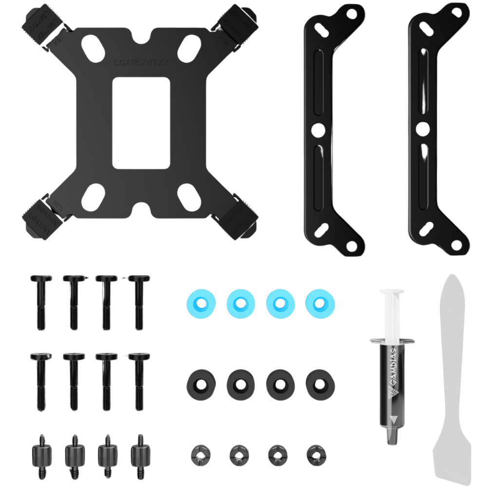 Procesoru dzesētājs Gamdias Boreas M2-51D White (16351-02500-00000-G) - foto 8