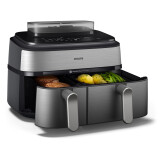 Grilles aériennes Philips Dual NA555/00 5000 series 2750 W 9 L Silver