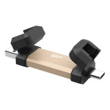 USB zibatmiņa Silicon Power DS72 250 GB USB Gold (SP250GBUC3S72VPG)