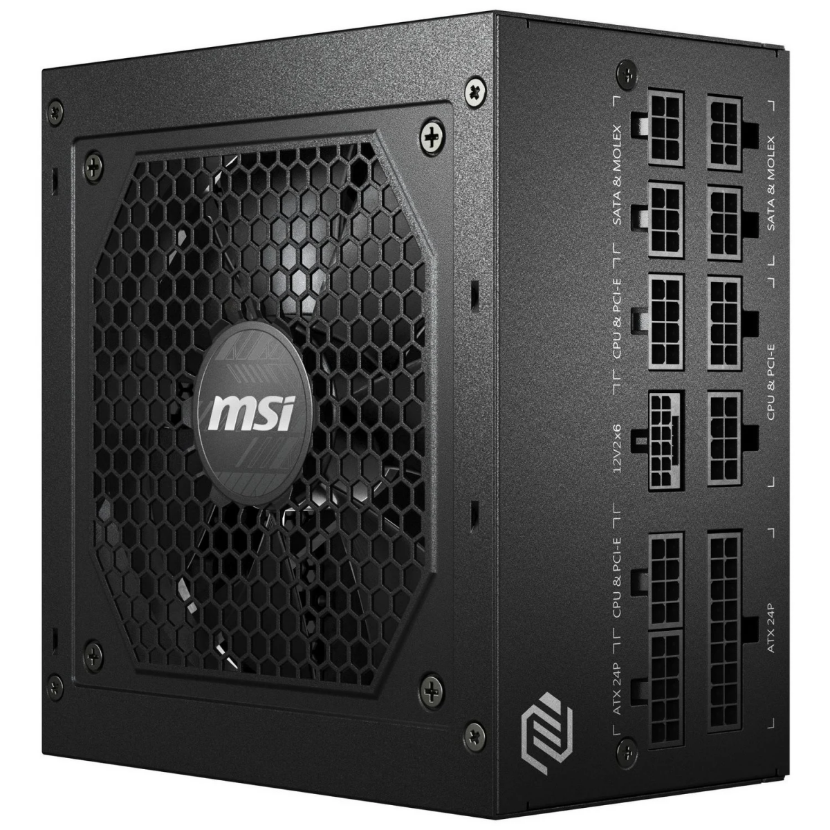 Barošanas bloks MSI Mag A850GL PCIe5 850W Black (A850GL) - foto 4