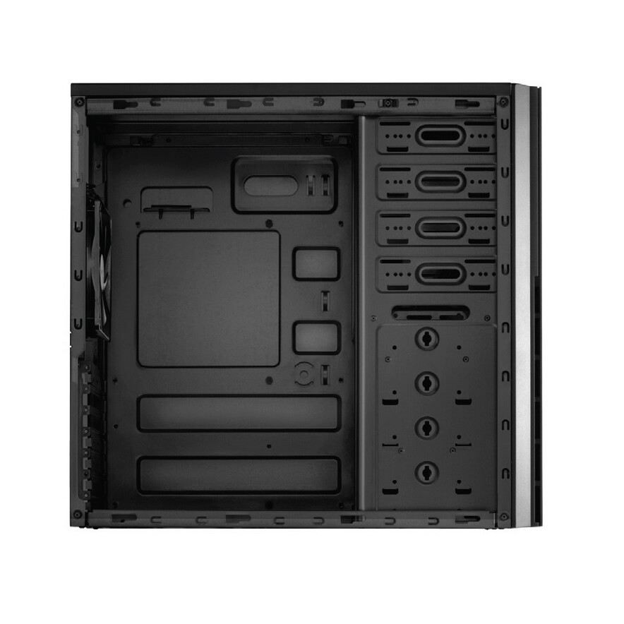Datoru korpuss Antec Value Solution VSK4000B U3 /U2 Black (0-761345-92048-3) - foto 2