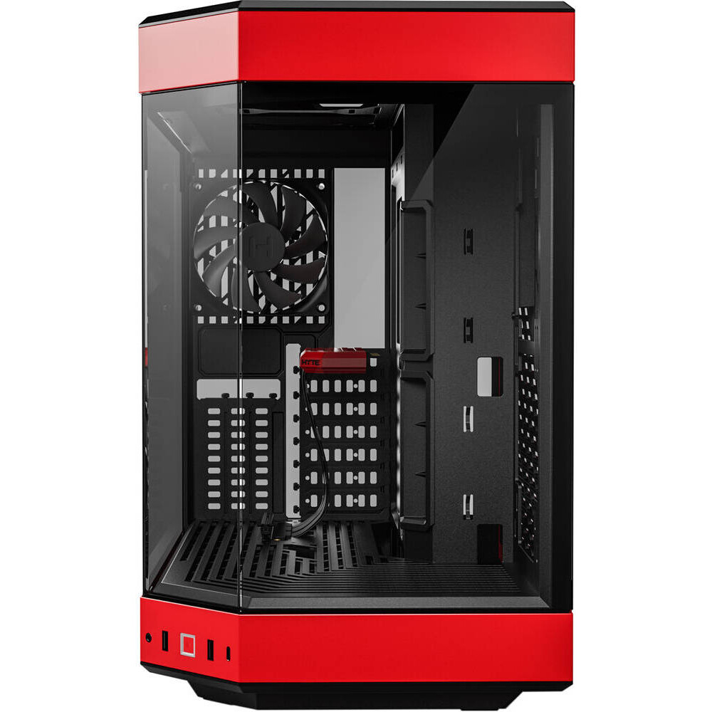 Datoru korpuss Hyte Y60 Mid- Tower Black/Red (CS-HYTE-Y60-BR) - foto 2