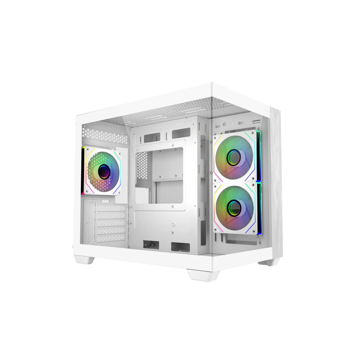 Datoru korpuss Cooler Master Elite 481 Wood White (E481-WHNN-S00)