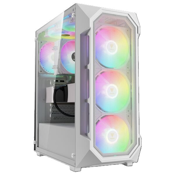 Datoru korpuss Gamdias Aura GC1 Elite White (16333-120B4-40000-G)