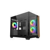 Datoru korpuss Cooler Master Elite 481 Wood Mini-Tower Black (E481-KHNN-S00)