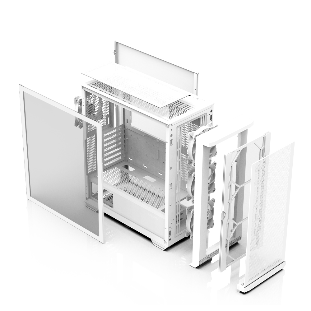 Datoru korpuss Zalman Z10 Duo Mid-Tower White - Z10 DUO White - foto 7