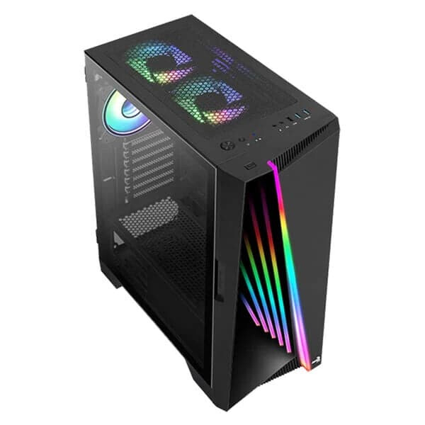 Datoru korpuss AeroCool Mirage V2 Mid-Tower Black (ACCM-PB25033.11) - foto 4