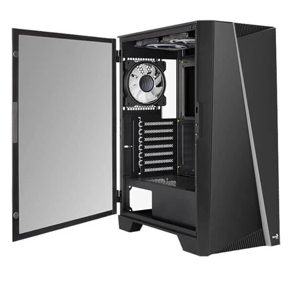 Datoru korpuss AeroCool Mirage V2 Mid-Tower Black (ACCM-PB25033.11) - foto 5