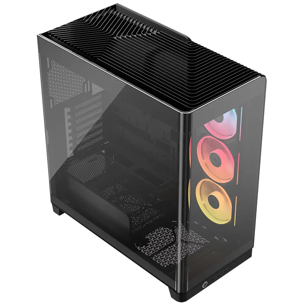 Datoru korpuss Corsair Frame 4500X LX-R iCue Link Panoramic Mid-Tower Black (CC-9011316-WW) - foto 2