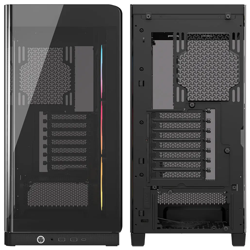 Datoru korpuss Corsair Frame 4500X LX-R iCue Link Panoramic Mid-Tower Black (CC-9011316-WW) - foto 5