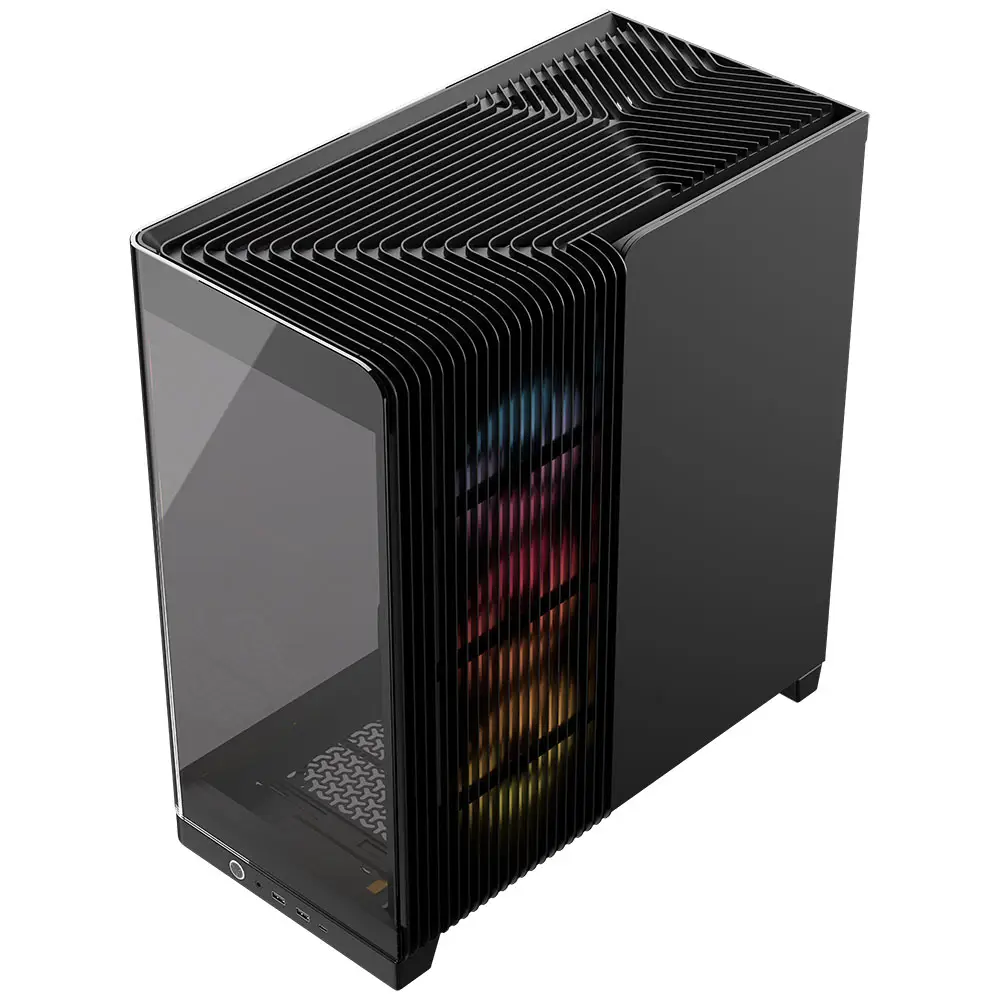 Datoru korpuss Corsair Frame 4500X LX-R iCue Link Panoramic Mid-Tower Black (CC-9011316-WW) - foto 8
