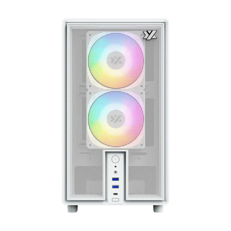 Datoru korpuss XYZ Atom Mini-Tower White ( X-CS-ATOM-W) - foto 2