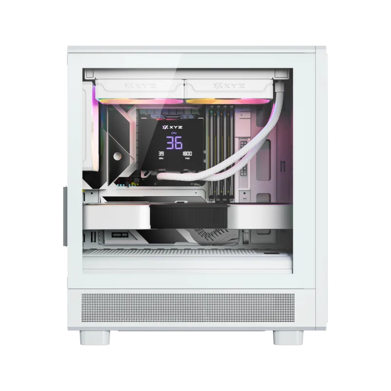 Datoru korpuss XYZ Atom Mini-Tower White ( X-CS-ATOM-W) - foto 3