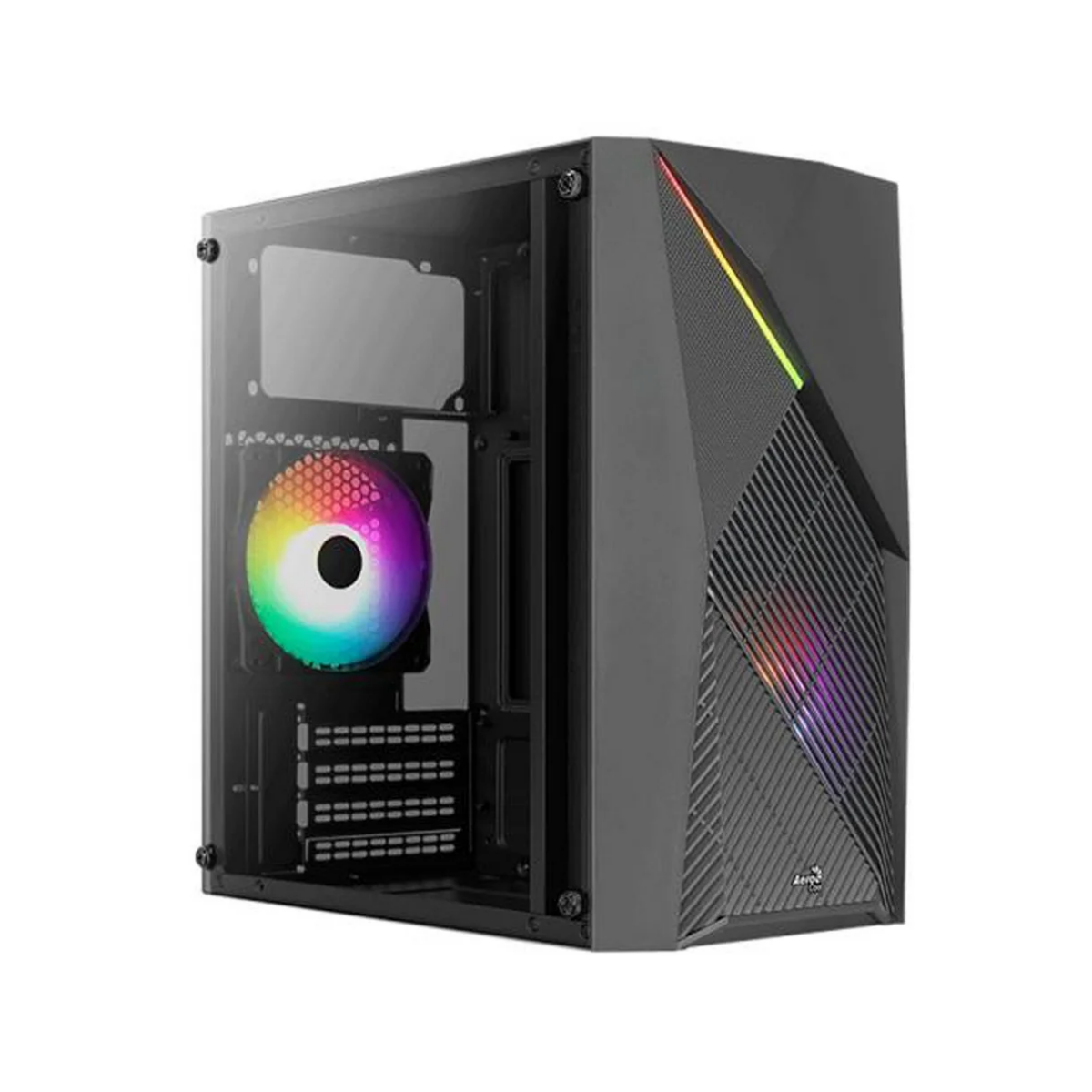 Datoru korpuss AeroCool Raider Mini V2 Mini‑Tower Black (ACCS-PV44023.11)