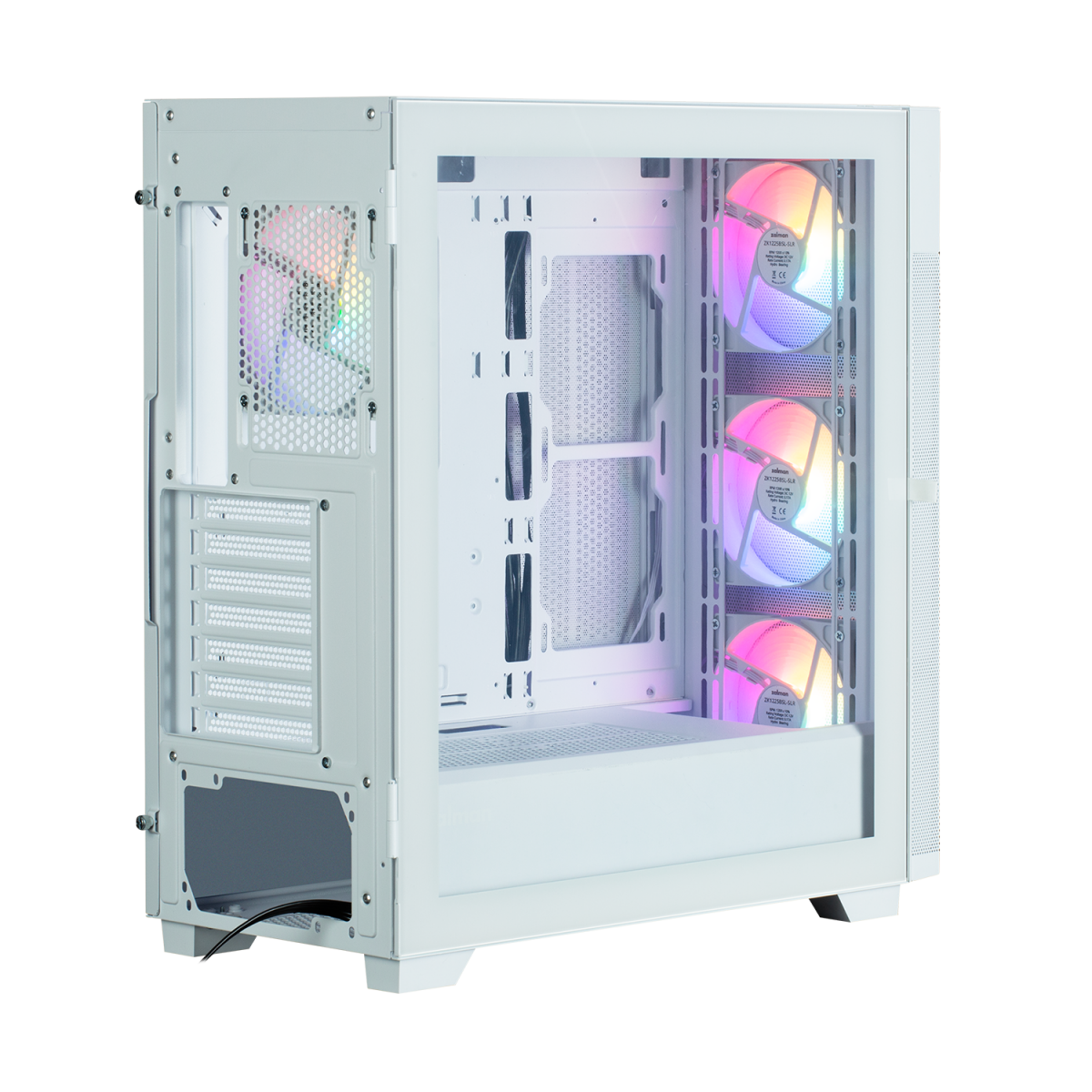 Datoru korpuss Zalman S5 Neo Mid-Tower White - S5 Neo White - foto 5