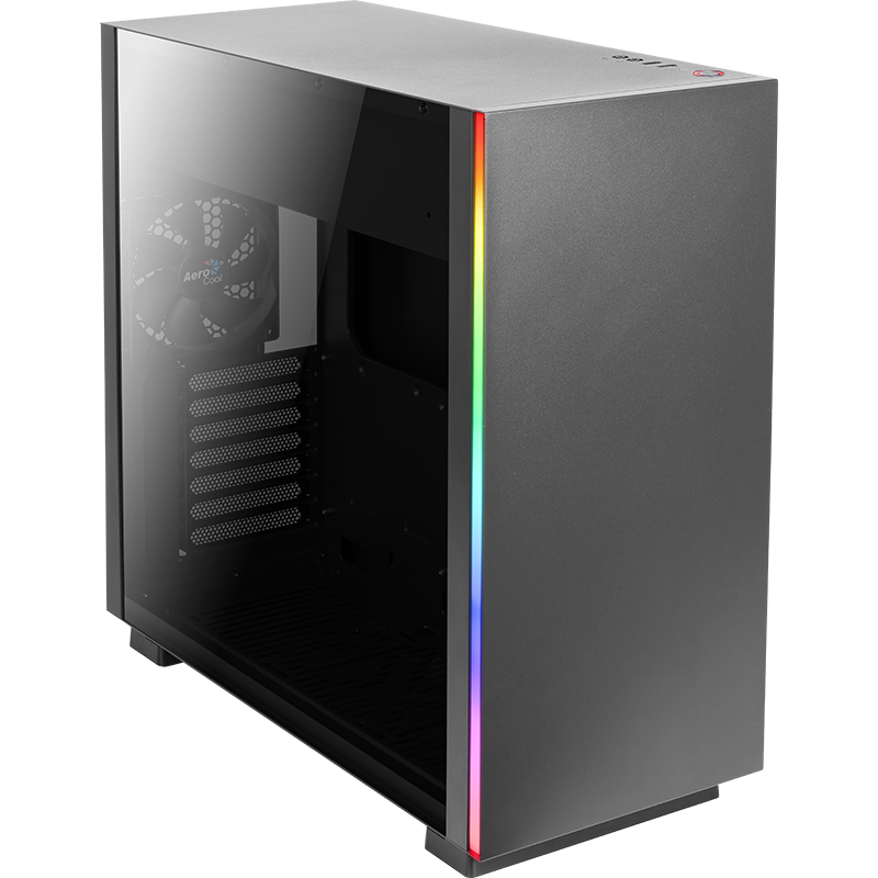 Datoru korpuss AeroCool Glo Mid-Tower Black (ACCM-PB08013.11)