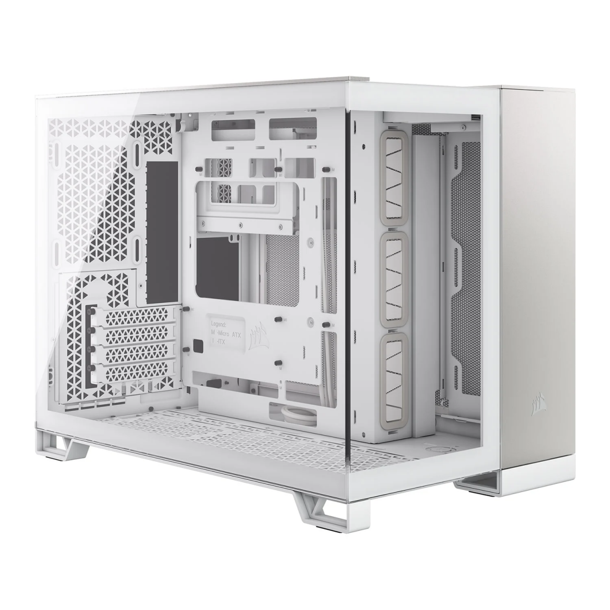 Datoru korpuss Corsair 2500X Mid-Tower White/Silver (CC-9011289-WW)