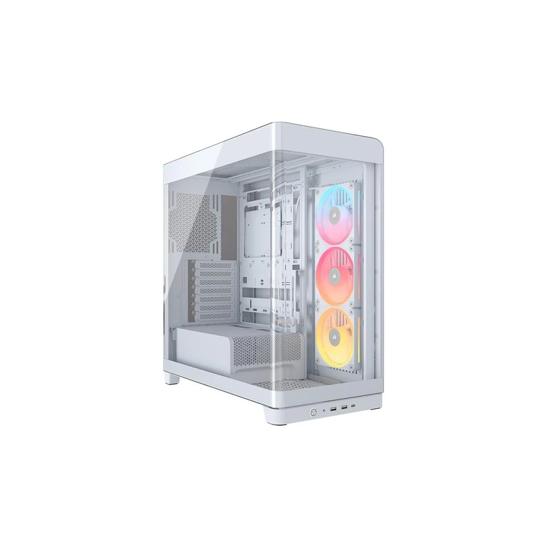 Datoru korpuss Corsair Frame 4500X LX-R iCue Link Panoramic Mid Tower White (CC-9011317-WW)